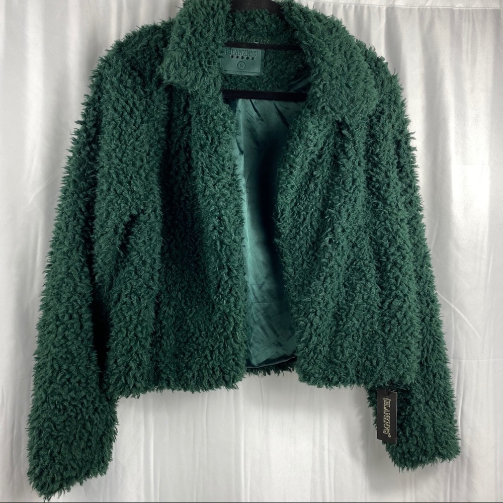 NWT Black NYC Faux Fur Jacket